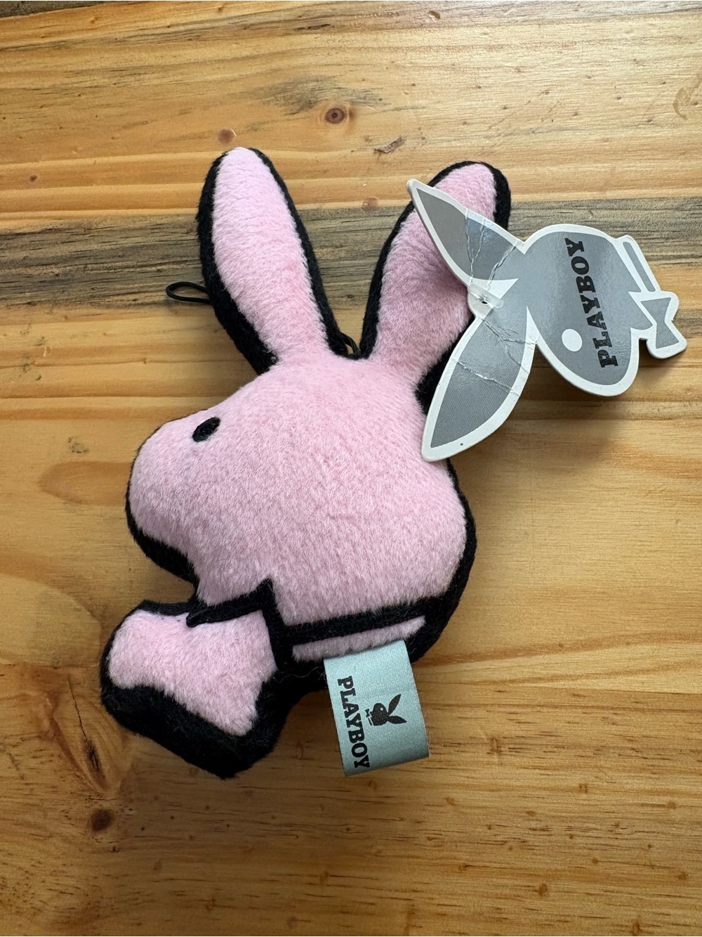 Vintage Playboy Pink Bunny Plush Keychain - Kids Toy